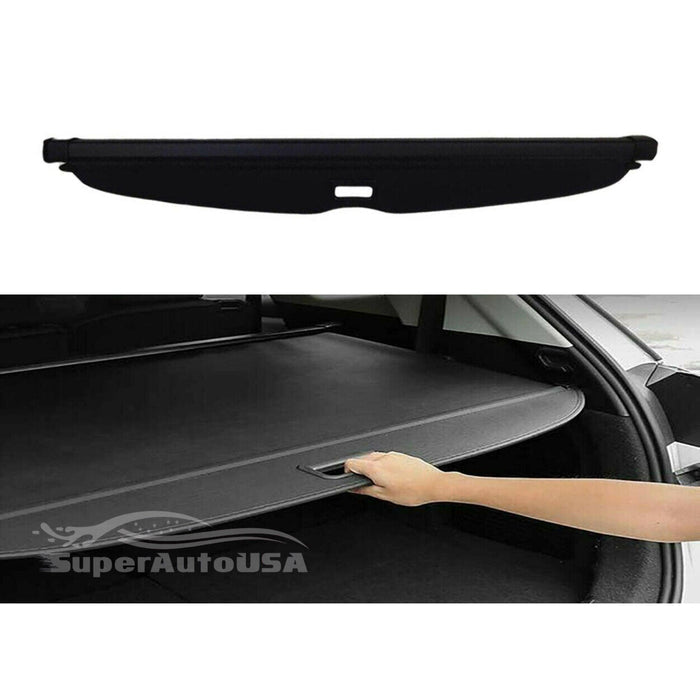 For Hyundai Tucson 2019-2021 Luggage Rear Trunk Retractable Tonneau Cargo Cover (Black)