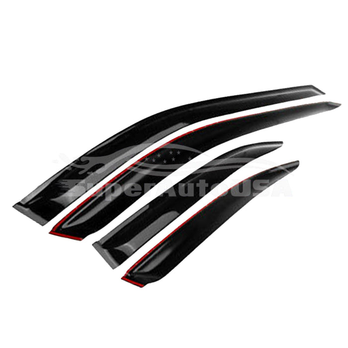 For Sorento 2016-2020 OE Style Vent Window Visors Rain Sun Wind Guards Shade Deflectors