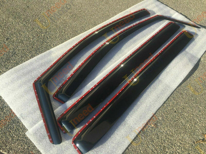 For Toyota Tundra 2020-2026 In-Channel Wind Sun Guard Window Visors Bug Deflector
