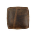 Top view of the Forearm Cushion by Hide & Drink, made from premium full grain leather. This elbow forearm cushion serves as a stylish wrist rest pad, essential for comfortable computing. Celebrating small batch production, it's hand cut and sewn, reflecting artisan craftsmanship from La Antigua Guatemala & Oaxaca Mexico.