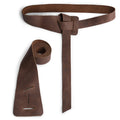 Heather's Formal Belt for Women, showcasing a stylish and versatile design made of Full Grain Leather. Ideal as a Waist Strap, this artisan belt highlights Small Batch Production with hand cut and hand sewn details, featuring a unique fire branded finish. Handmade in La Antigua Guatemala & Oaxaca Mexico.