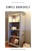 Freestanding Bookshelf PDF Plans