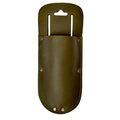 Hide & Drink Garden Pruner Sheath highlighting a vibrant blue color, made from Thick Full Grain Leather perfect for securing tools. This artisan-crafted sheath ensures both style and function while gardening.