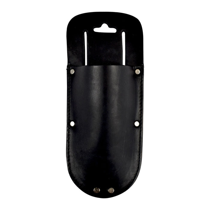Hide & Drink Garden Pruner Sheath shown in a striking maroon color made of Thick Full Grain Leather, ideal for secure tool storage while gardening. A unique artisan creation for gardening aficionados.