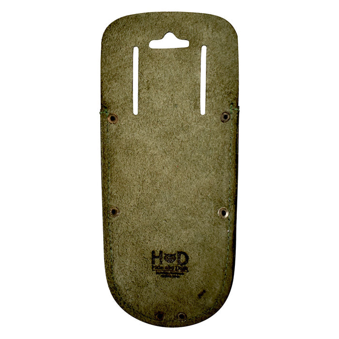 Hide & Drink Garden Pruner Sheath showcasing a striking navy blue shade made of Thick Full Grain Leather, ideal for garden scissors and utility tools. A handmade product with artisan quality.