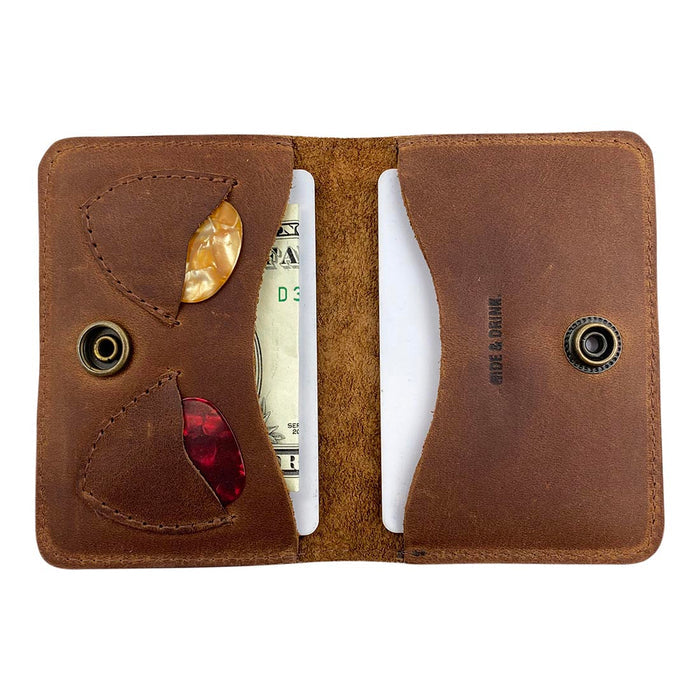 Guitar Pick Bifold Wallet - Stockyard X 'The Leather Store'