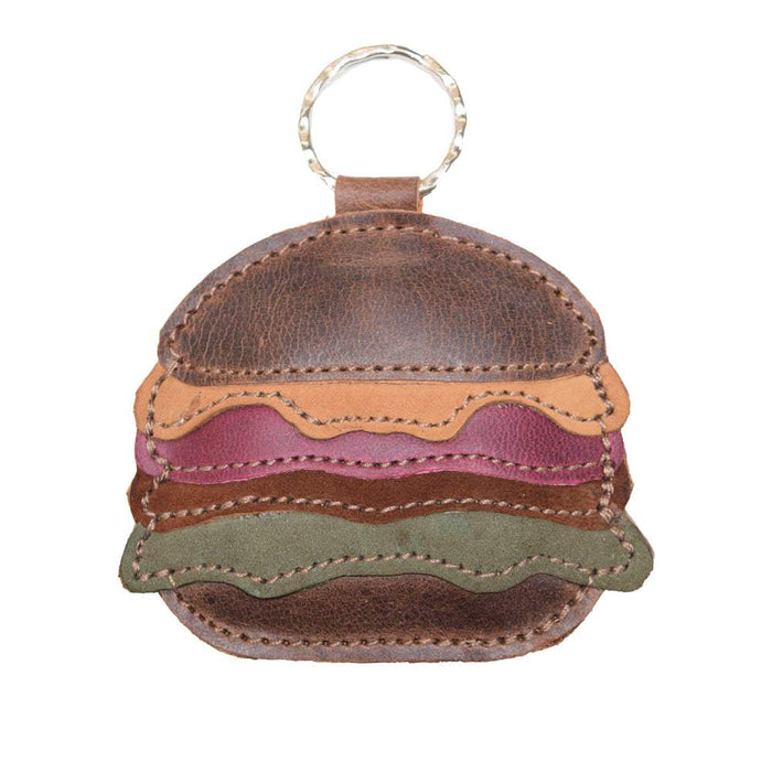 Hamburger Keychain - Stockyard X 'The Leather Store'