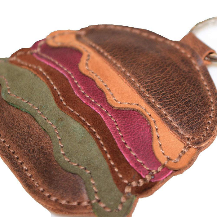 Hamburger Keychain - Stockyard X 'The Leather Store'
