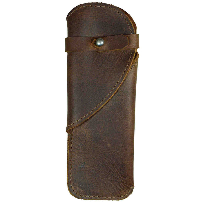 The Heart Pen Case by Hide & Drink features a sleek design with a fastener, perfect for keeping your writing tools organized. This chic Pencil Organizer is crafted from quality Full Grain Leather, representing small batch production with artisan craftsmanship in La Antigua Guatemala & Oaxaca Mexico, making it a fantastic gift for office accessories lovers.