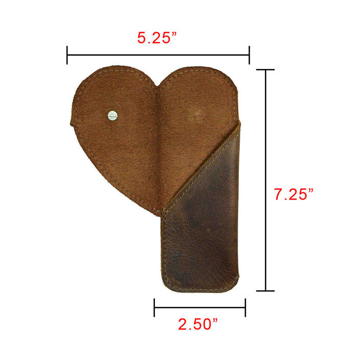 Heart Pen Case by Hide & Drink combines style with durability, showcasing its interior and leather quality. This functional Pencil Organizer is made from Full Grain Leather and represents small batch production, perfect as an office accessory and a fantastic gift for bookworms, made by artisans in La Antigua Guatemala & Oaxaca Mexico.