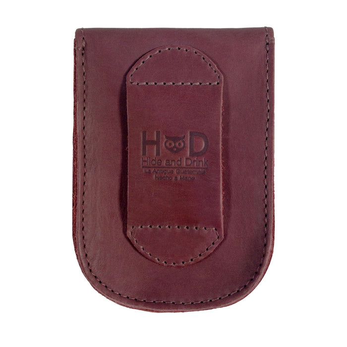 Bright Yellow Holster Pouch by Hide & Drink shown closed, highlighting its vibrant design and artisan craftsmanship. Handmade from full grain leather, this durable pouch is perfect for organizing small personal items.