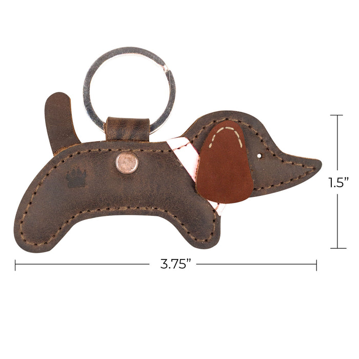 Hot Dog Keychain - Stockyard X 'The Leather Store'