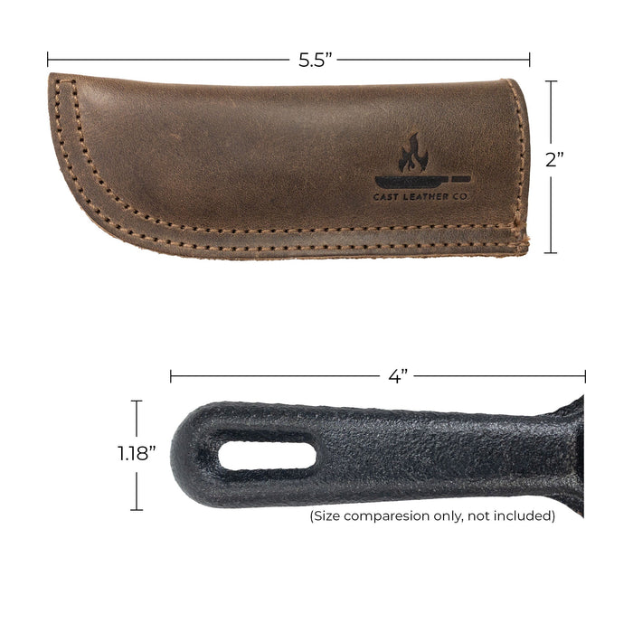 Hot Handle Protector for Cast Iron Skillet - Stockyard X 'The Leather Store'