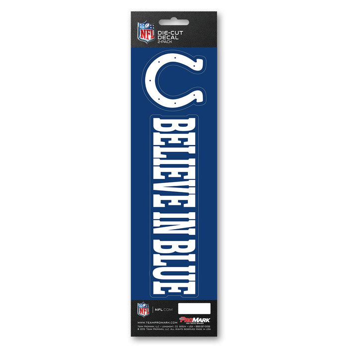 Indianapolis Colts Decal Die Cut Slogan Pack - Team Fan Cave