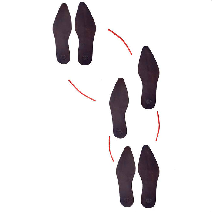Insole Texas Decoration Rustic Leather - Stockyard X 'The Leather Store'