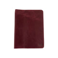 Front view of the brown leather Full Grain Leather Journal Cover for Moleskine Cahier XL (7.5 x 9.75 in.) by Hide & Drink, offering a classic yet stylish appearance. A must-have for writers who enjoy handcrafted items.