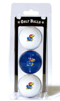Kansas Jayhawks 3 Pack of Golf Balls - Special Order