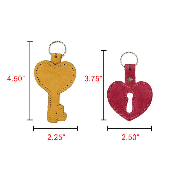 Key Heart Keychain - Stockyard X 'The Leather Store'