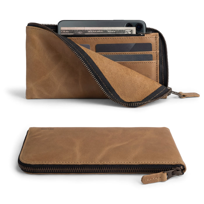 Large Zippered Wallet