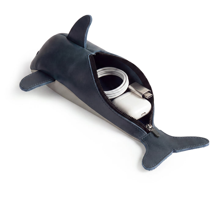 Leather Dolphin Pouch