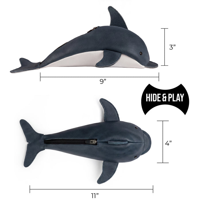 Leather Dolphin Pouch