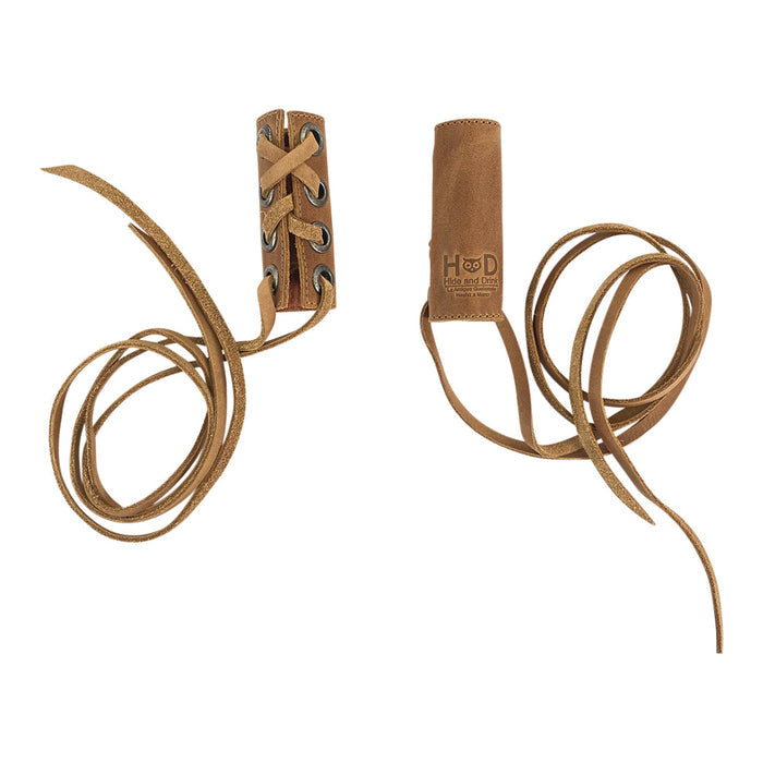Durable Leather Hair Ties by Hide & Drink, designed for comfort and style. Set of 2 Hair Ties for Women, Ponytail/Braid Holder, Wraps, Deadlock Accessories for Ladies made from high-quality Full Grain Leather. StockyardX promotes Small Batch Production with Hand Cut, Hand Sewn quality, Fire Branded, Artisan craftsmanship, Handmade in La Antigua Guatemala & Oaxaca Mexico.