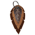 Leaves Keychain - Stockyard X 'The Leather Store'