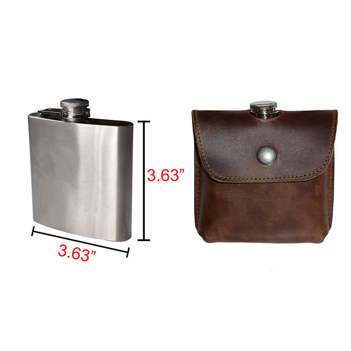 Liquor Flask Holder - Stockyard X 'The Leather Store'