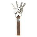Hide & Drink Loop Keychain featuring a rustic design and belt loop, perfect for organizing keys. Crafted from full grain leather, this artisan keyring organizer is handmade in La Antigua Guatemala & Oaxaca Mexico with small batch production, hand cut, and fire branded.