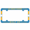 Los Angeles Chargers License Plate Frame Plastic Full Color Style
