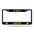 Los Angeles Lakers License Plate Frame Chrome Black - Team Fan Cave