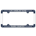 Los Angeles Rams License Plate Frame Plastic Full Color Style - Team Fan Cave