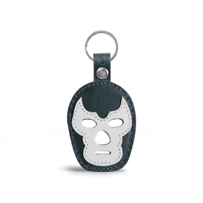Luchador Mask Leather Keychain