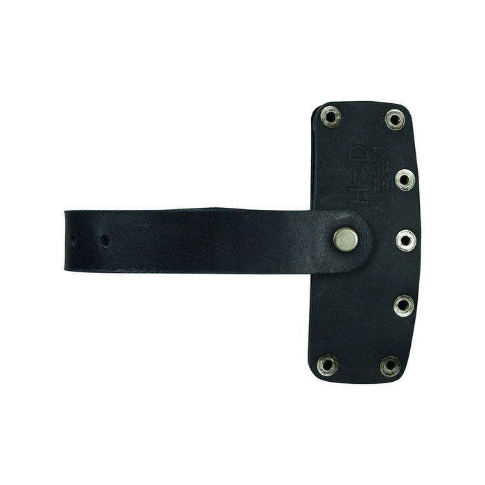 The Hide & Drink Lumberjack Axe Sheath combines functionality and style with its rustic leather design and adjustable strap. This handmade protector holster emphasizes quality through its full grain leather construction.