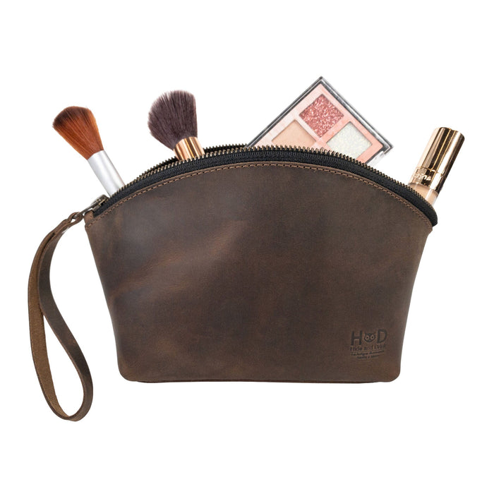 Makeup Bag with Wristlet - Stockyard X 'The Leather Store'