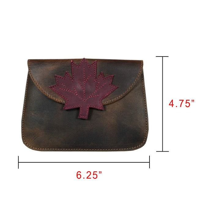 Maple Leaf Card Wallet - Stockyard X 'The Leather Store'