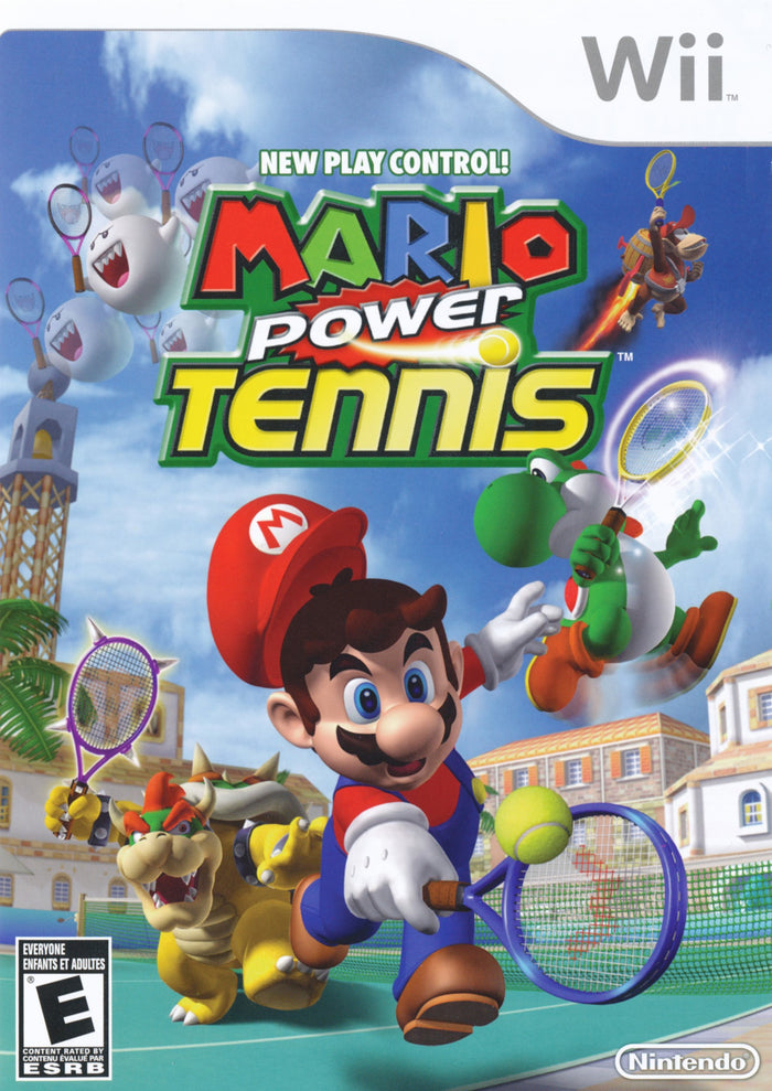 Mario Power Tennis Wii - Video Game - Used - CaveGamers