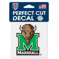 Marshall Thundering Herd Decal 4x4 Perfect Cut Color - Team Fan Cave