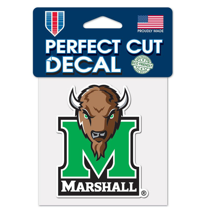 Marshall Thundering Herd Decal 4x4 Perfect Cut Color - Team Fan Cave