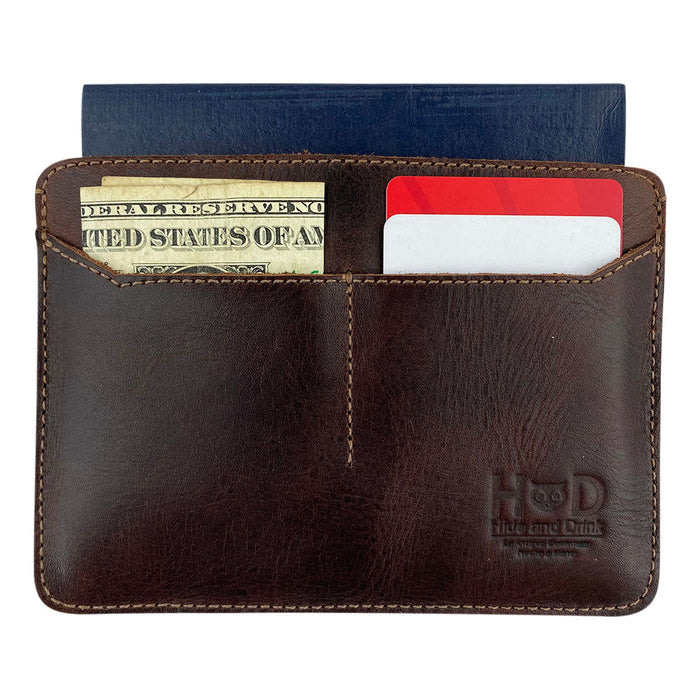 Minimalist Passport Holder - Stockyard X 'The Leather Store'