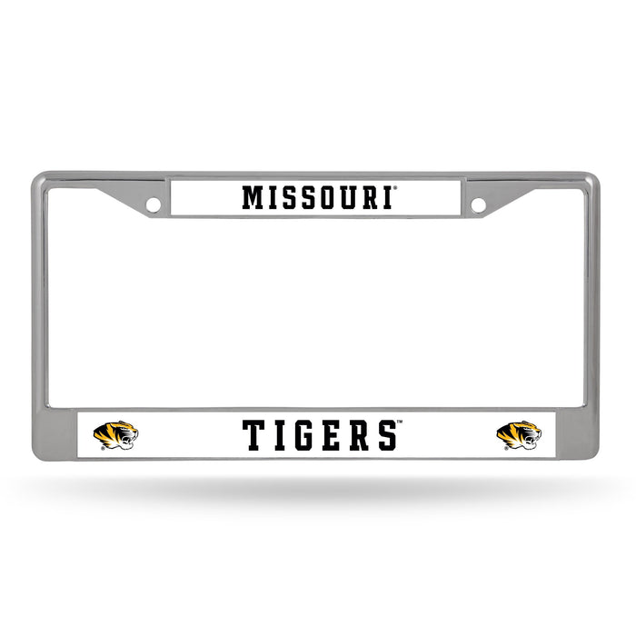 Missouri Tigers License Plate Frame Chrome - Special Order - Team Fan Cave