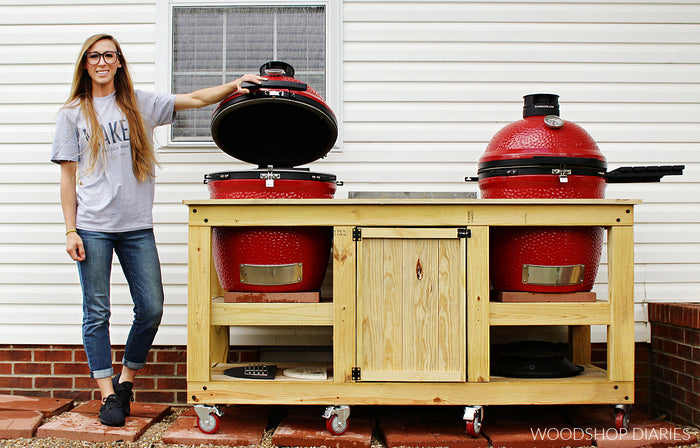 Mobile Grill Cart