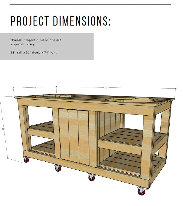 Mobile Grill Cart