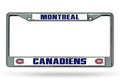 Montreal Canadiens License Plate Frame Chrome
