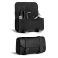 Hide & Drink Leather Motorcycle Tool Bag showcasing rich leather tones, tailored with Full Grain Leather for motorcyclists needing a reliable Biker Bag for Tools and Essentials. This expertly designed Handlebar Bag with Adjustable Straps provides an effective Tool Organizer, highlighting artisan craftsmanship from La Antigua Guatemala & Oaxaca Mexico.