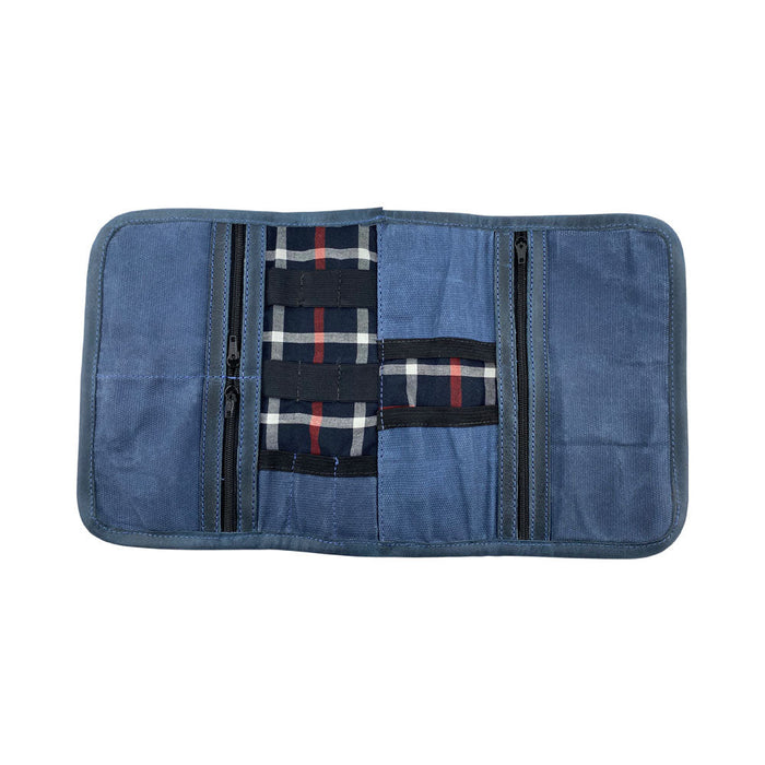 Multi Purpose Travel Organizer Roll For Cables - Stockyard X 'The Leather Store'