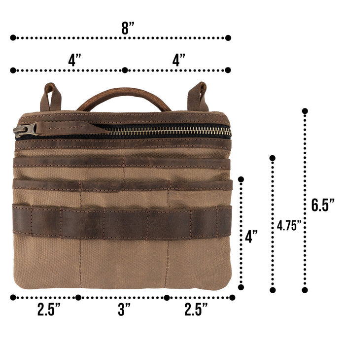 Multi-Tool Pocket Pouch XXL for Camping - Stockyard X 'The Leather Store'