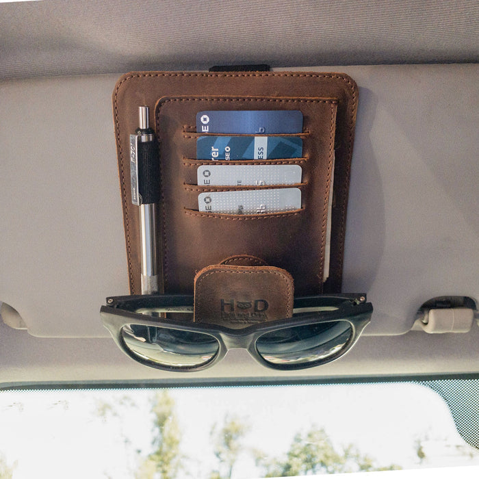 Multipurpose Visor Organizer - Stockyard X 'The Leather Store'