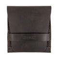 Front view of a Needle Case by Hide & Drink, crafted from Full Grain Leather. This handmade item showcases small batch production, being hand cut and hand sewn by artisans in La Antigua Guatemala & Oaxaca Mexico.