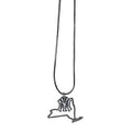 New York Yankees Necklace Chain with State Shape Charm - Team Fan Cave